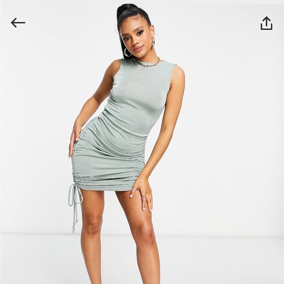 Club L Dresses Club L London Ruched Side Detail Mini Dress Poshmark